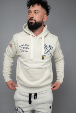 Худи светло-серое Yakuza Premium 3823C