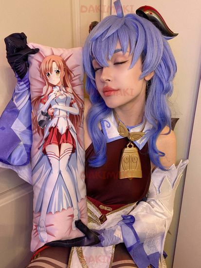 Мини дакимакура Асуна Юки из Мастера меча онлайн арт. M0584, 60х20 см