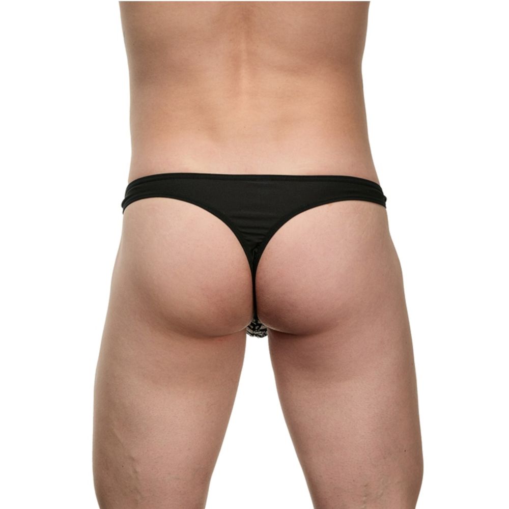 Мужские трусы тонги черные LaBlinque LB15751