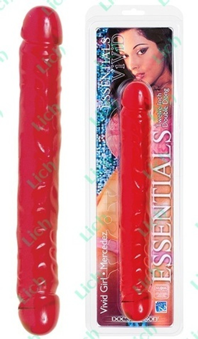 Красный двухголовый фаллос ESSENTIALS