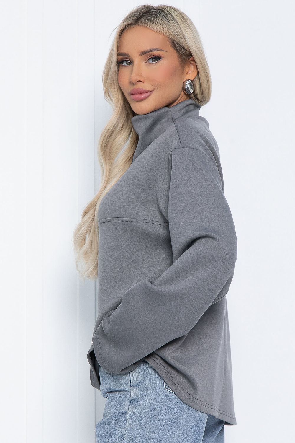 Свитшот Сати (серый) Б12553-7 LT Collection