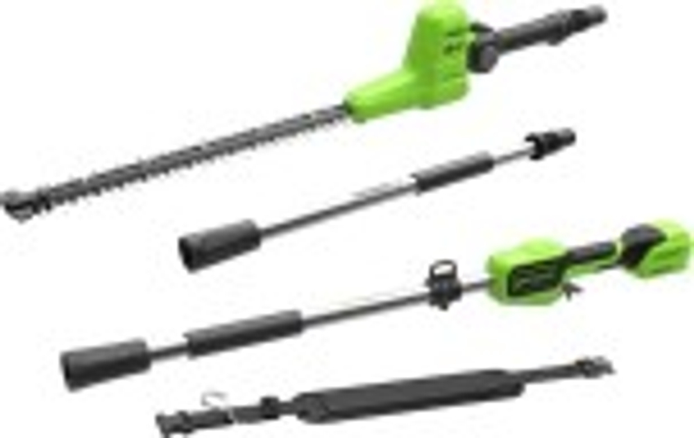 Кусторез аккумуляторный GREENWORKS 2301907 24V, штанговый 51см, без АКБ и ЗУ