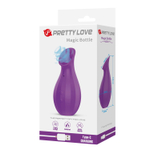 Лиловый клиторальный вакуумный стимулятор Magic Bottle (Цвет: фиолетовый)