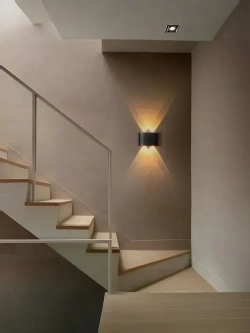 Настенный светильник, Светильник уличный LED 3000K, 4 Вт, черный