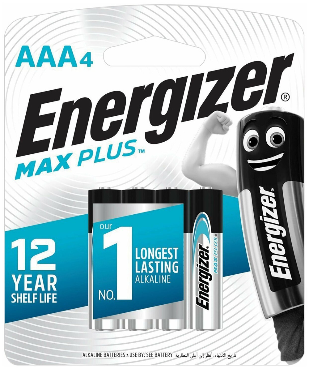 Батарейка ENERGIZER LR03 Max Plus алкалиновая блистер  4шт