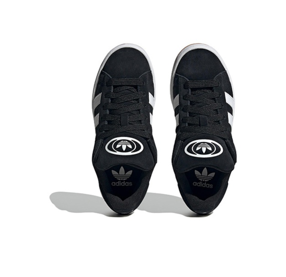 Детские кроссовки Adidas Originals Campus 00s 'Black White Gum' GS HQ6638