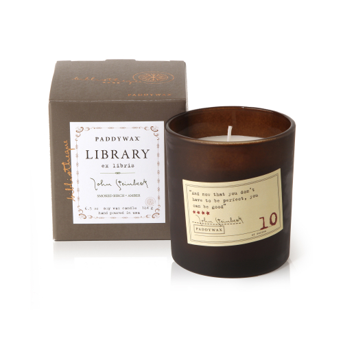 JOHN STEINBECK/ Джон Стейнбек, средняя свеча в чёрном стекле