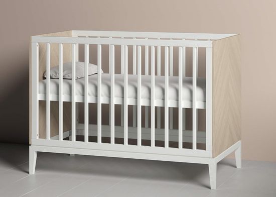 Кроватка Fjord спальное место 60*120 см (белый)