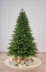 Ель искусственная Ленинградская 2,7 м ПРЕМИУМ подставка металл Литые ветки+Пленка ПВХ МаксКристмас