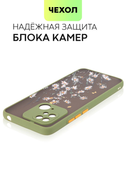 Чехол BROSCORP для Xiaomi Redmi 10C оптом (арт. XM-R10C-ST-TPU-KHAKI-PRINT)