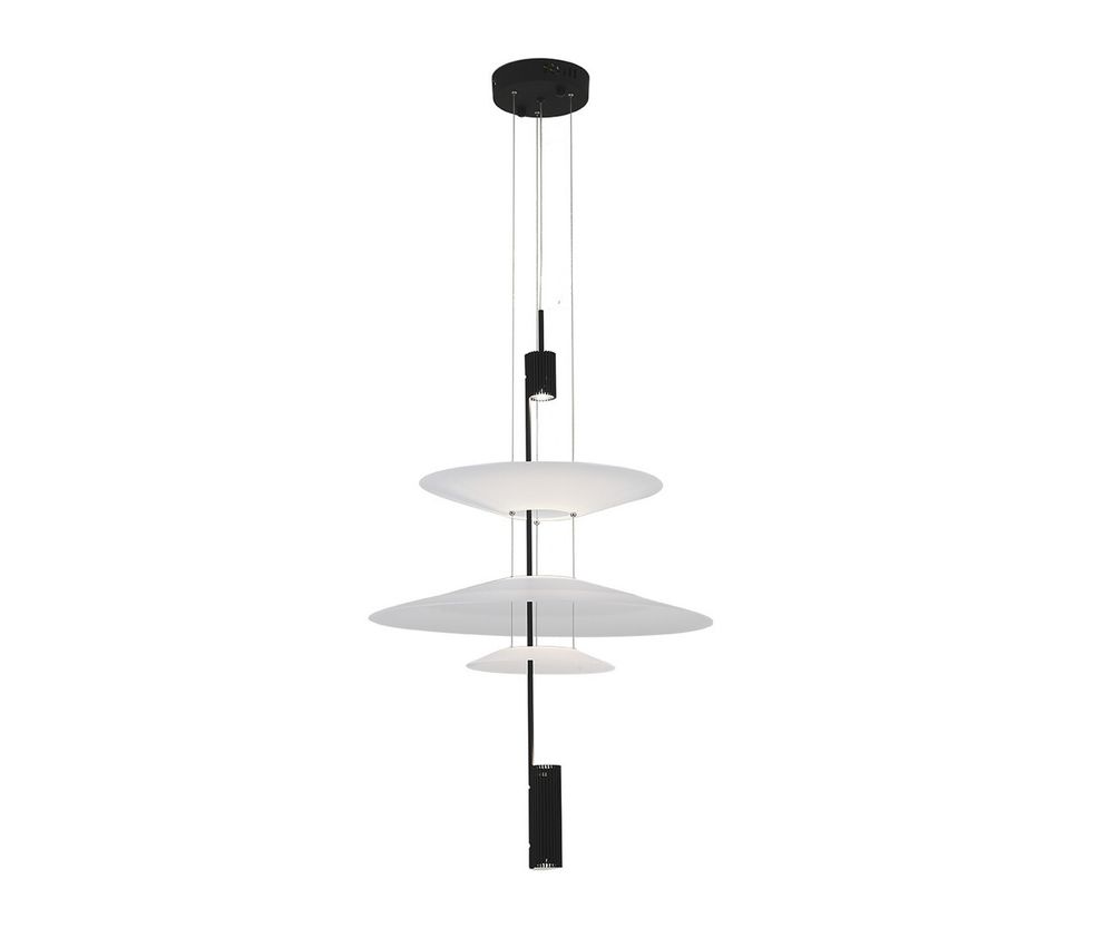 Подвес Гида черный d36+50+21 h75-180 Led 3*3W (4000K)
