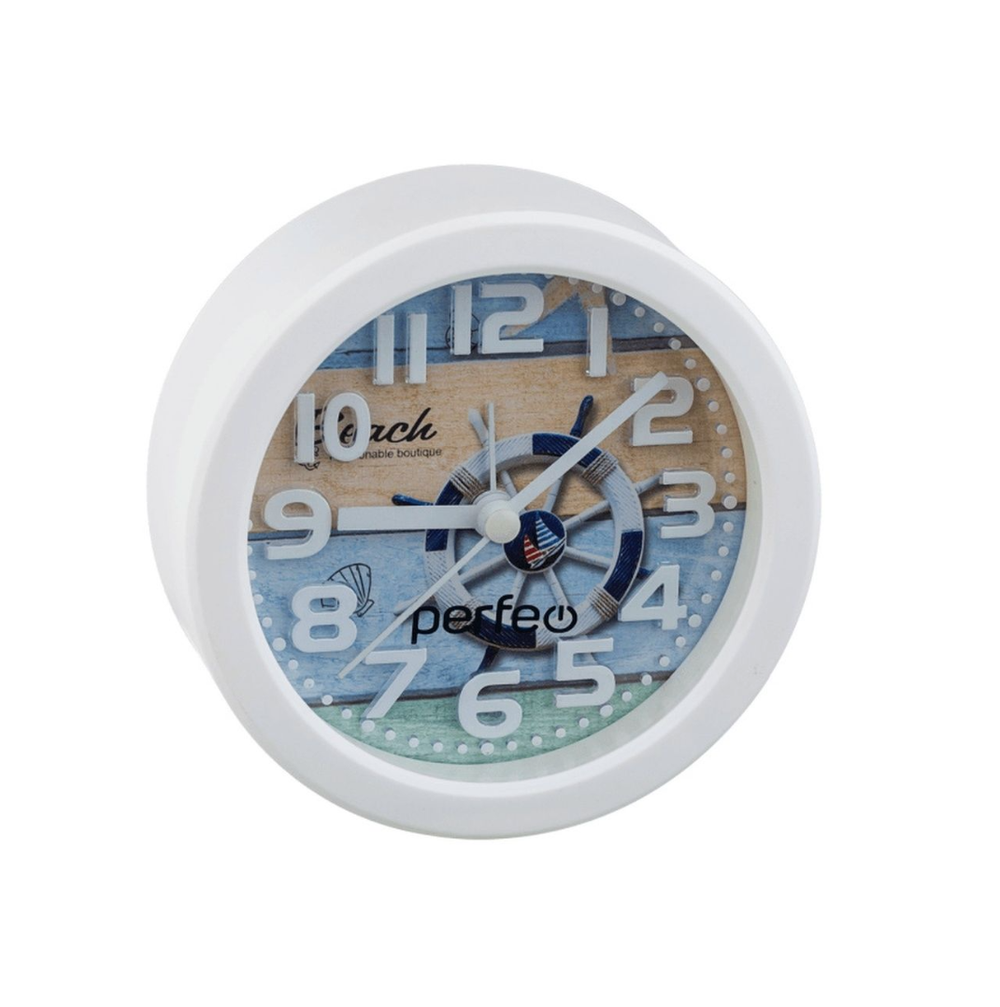 Будильник Perfeo PF-TC-013 круглые Штурвал