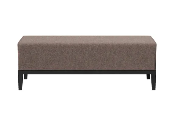 Банкетка Fjord 120 см (капучино твид, бук под эмалью)