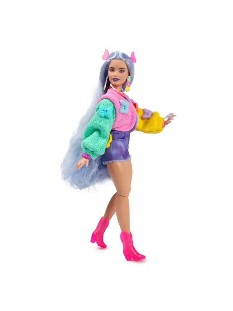 Кукла Барби Экстра с лавандовыми волосами HKP95