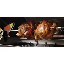 Вертел с двумя зажимами и электромотором для грилей Broil King