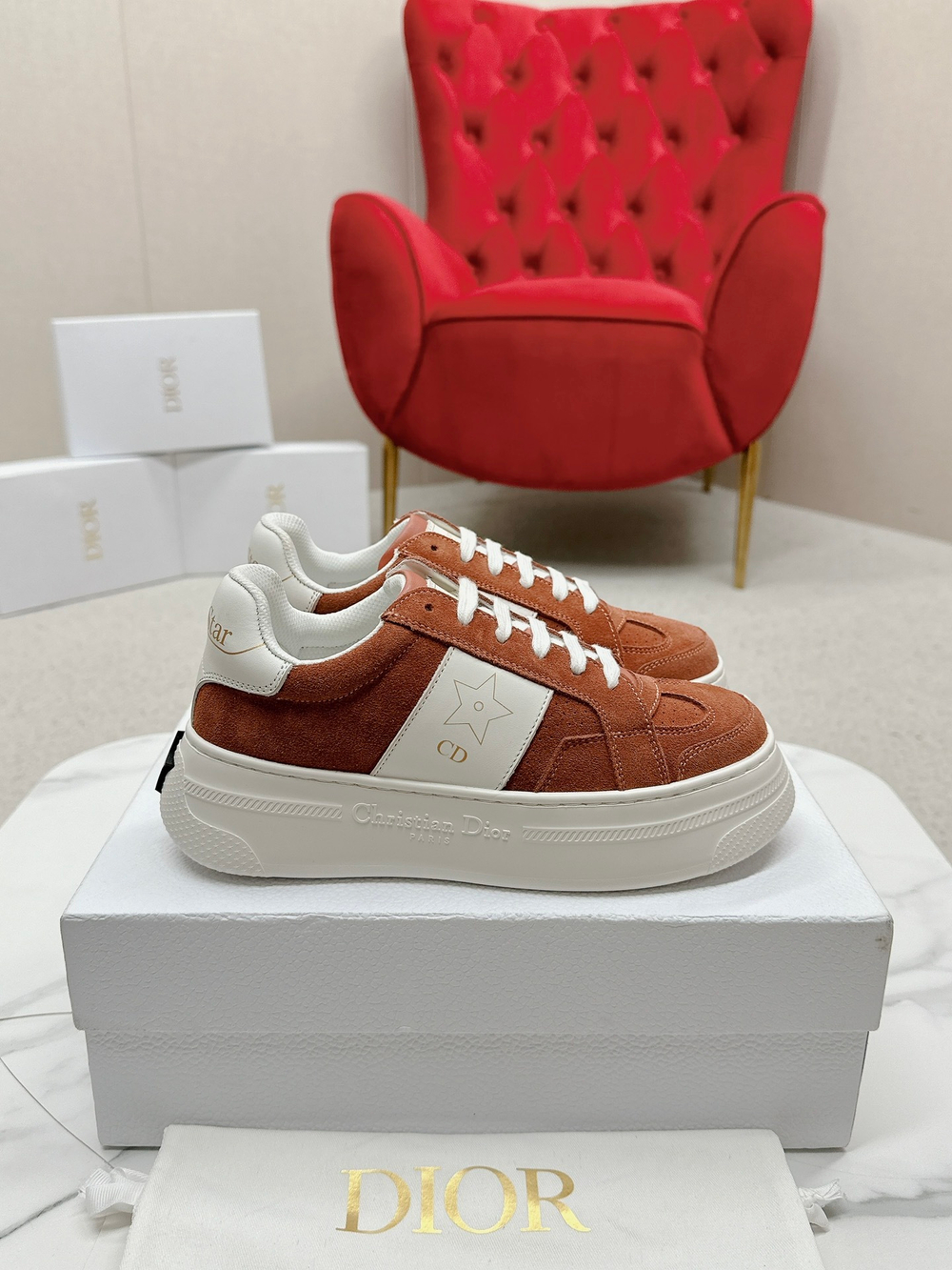 Christian Dior Star Platform Sneaker