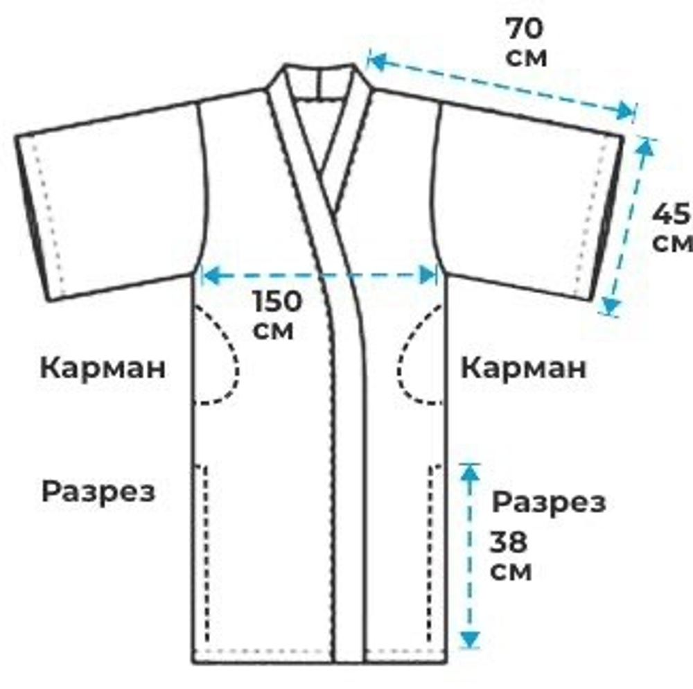 Кафтан /черный / летний / трикотаж