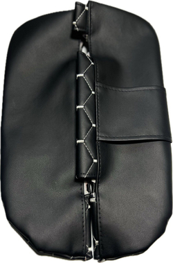 Чехлы на козырьки Лада Веста Vesta(белая нить Рубин)