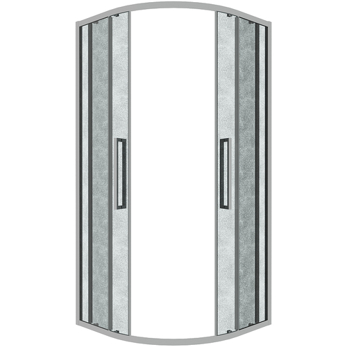 Душевой уголок Grossman Cosmo 100х100 301.K33.02.1010.10.02 профиль Хром стекло шиншилла