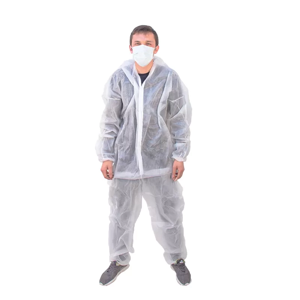 Комбинезон одноразовый Каспер белый XXXL 50 шт