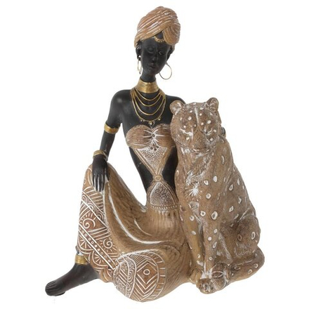GAEM Фигурка декоративная "Африканка", L17 W14 H23 см