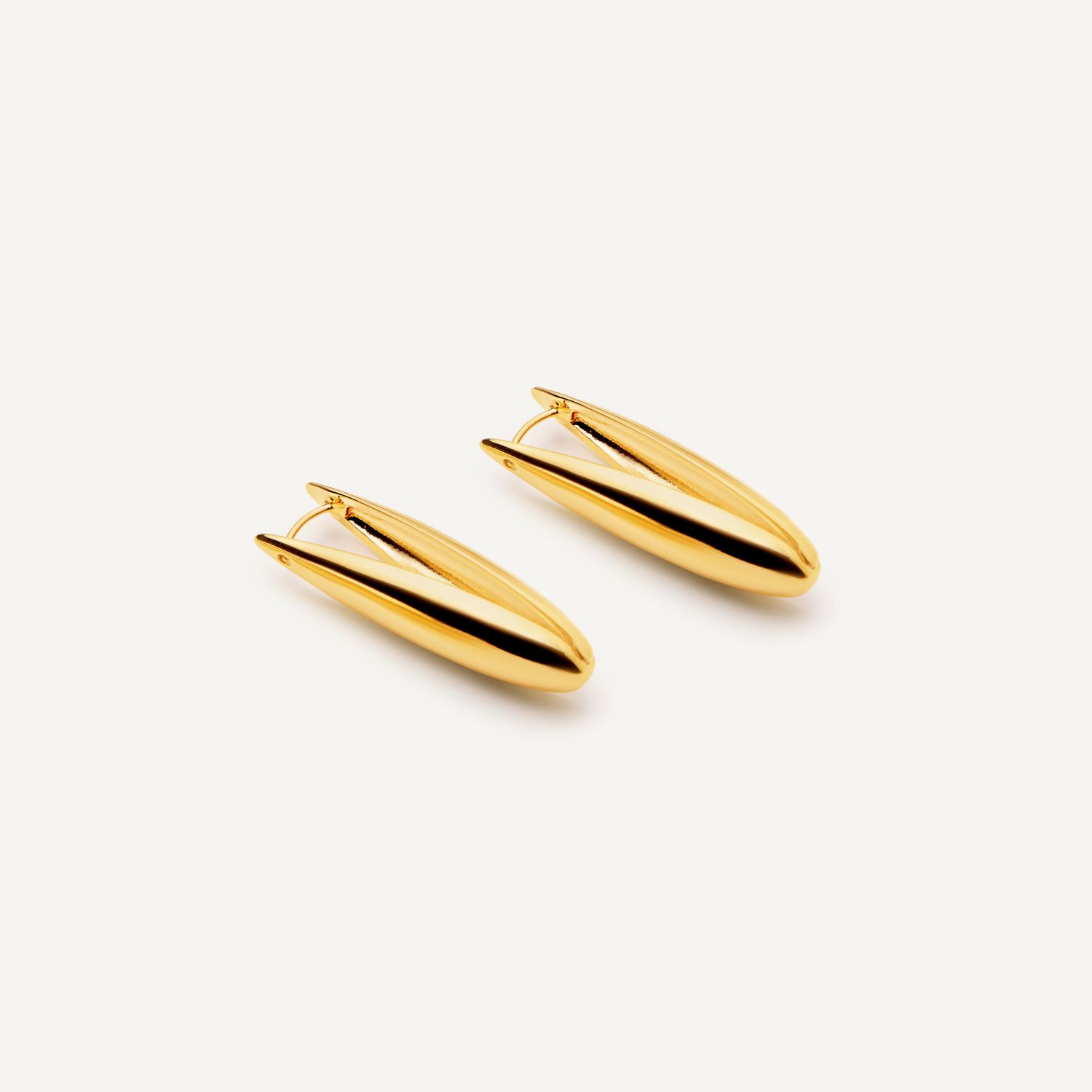 Серьги Plain Claws Earrings – Gold