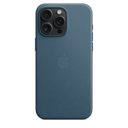 Чехол для iPhone 15 Pro Max FineWoven с MagSafe - тихоокеанский синий