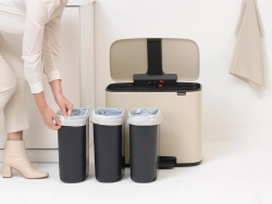 Brabantia Контейнер для сортировки Bo 3х11л Soft Beige
