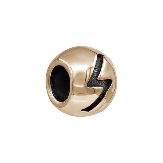 Шарм с руной Соулу - бусина для браслета из бронзы, вид 1