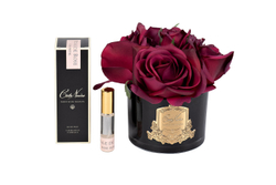 Букет роз ароматизированный и спрей 10мл Cote Noire Five Rose Red в вазе