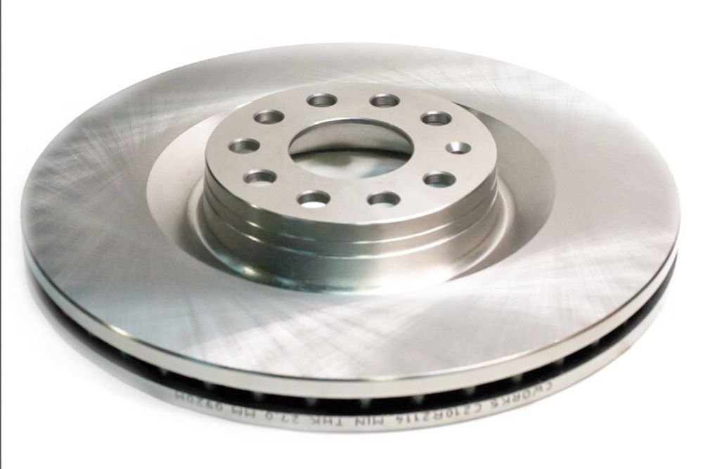 Диск тормозной передний Audi A3 Volkswagen Passat Golf  Skoda Superb (CWORKS)