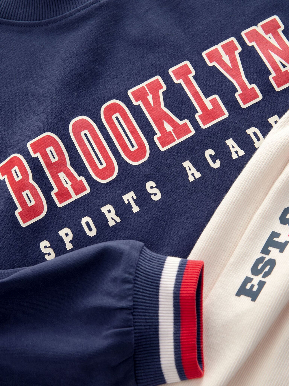 Пижама для девочки Next B16-259, 3 шт., Красный, Синий, Серый