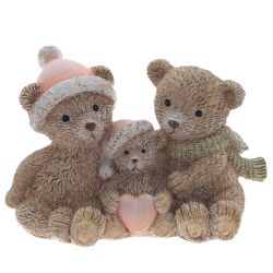 GAEM Фигурка декоративная "Мишки", L10,5 W5 H7 см
