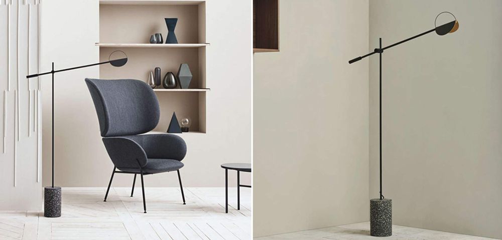 Торшер BOLIA LEAVES Black