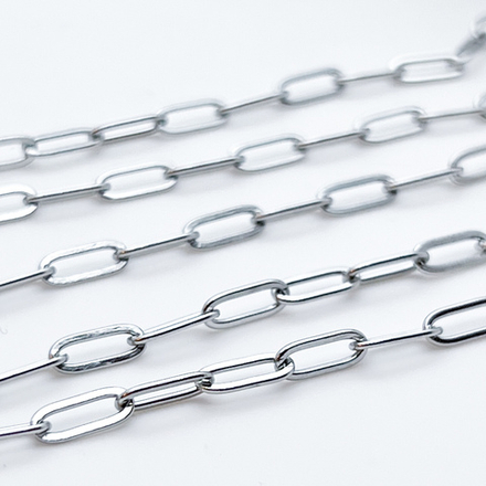 Цепочка, сталь, размер звена 10*4 мм, цена за 50 см
