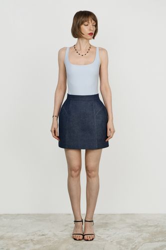 Юбка мини джинсовая