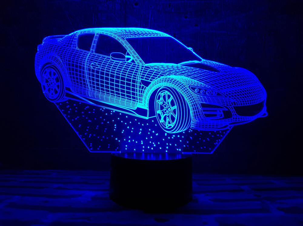 3Д-светильник "Мазда (Mazda)"