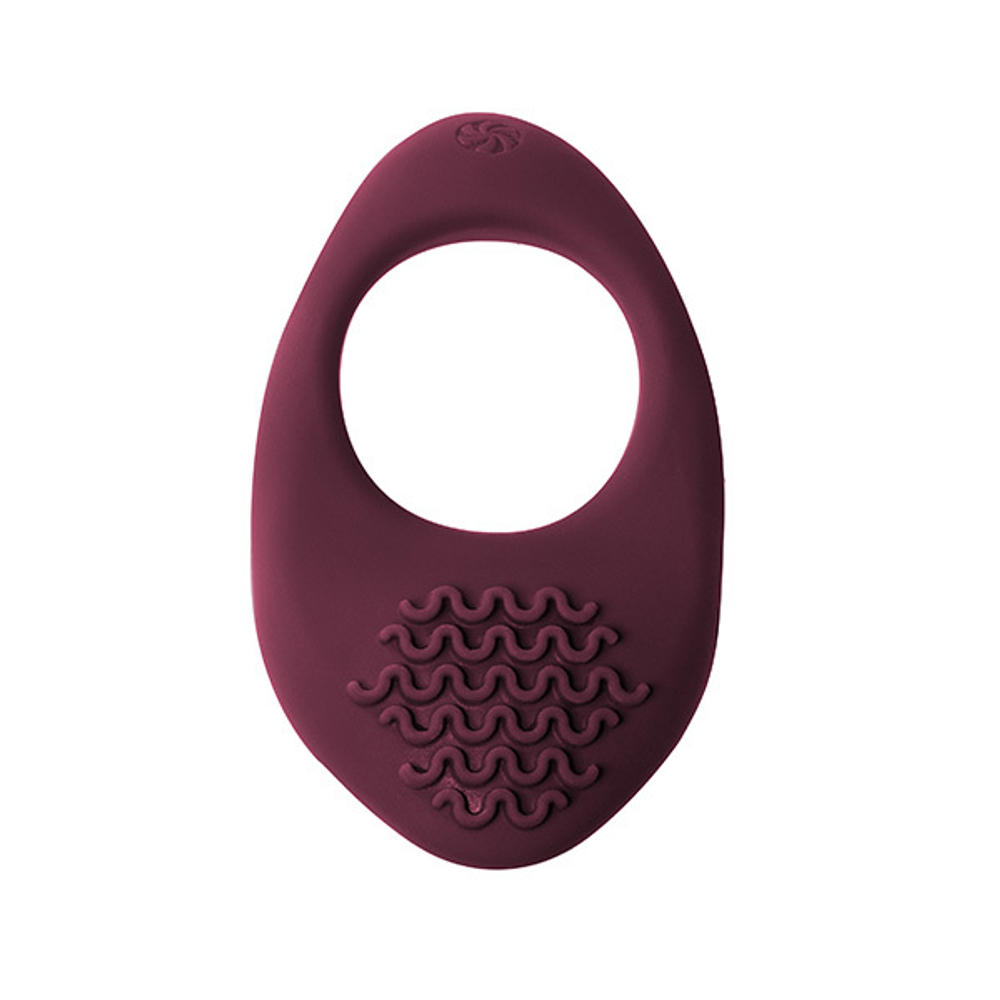 Бордовое эрекционное виброкольцо 3см Lola Games Pure Passion Moonshine Wine Red 1301-02lola