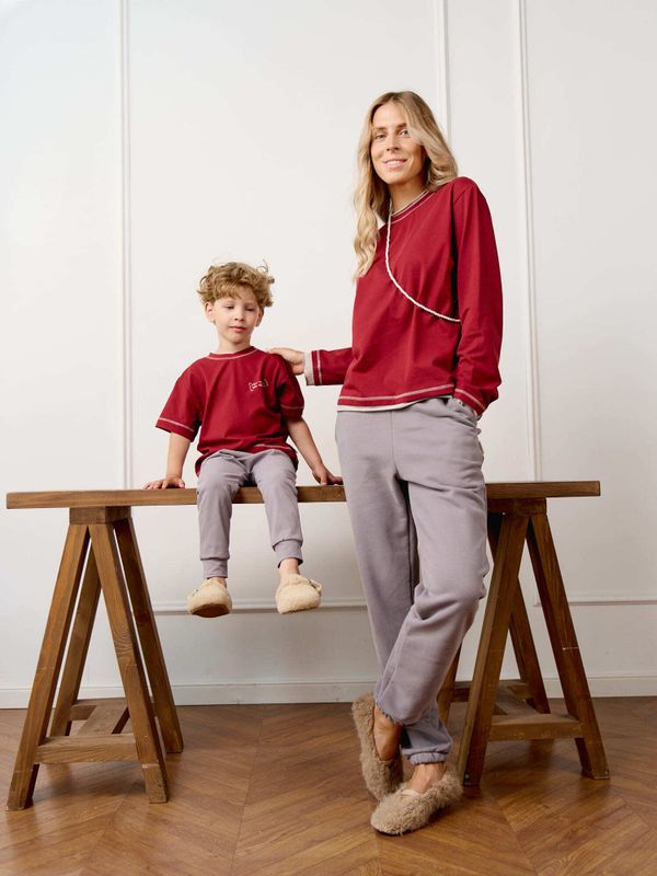 Брюки с манжетой 