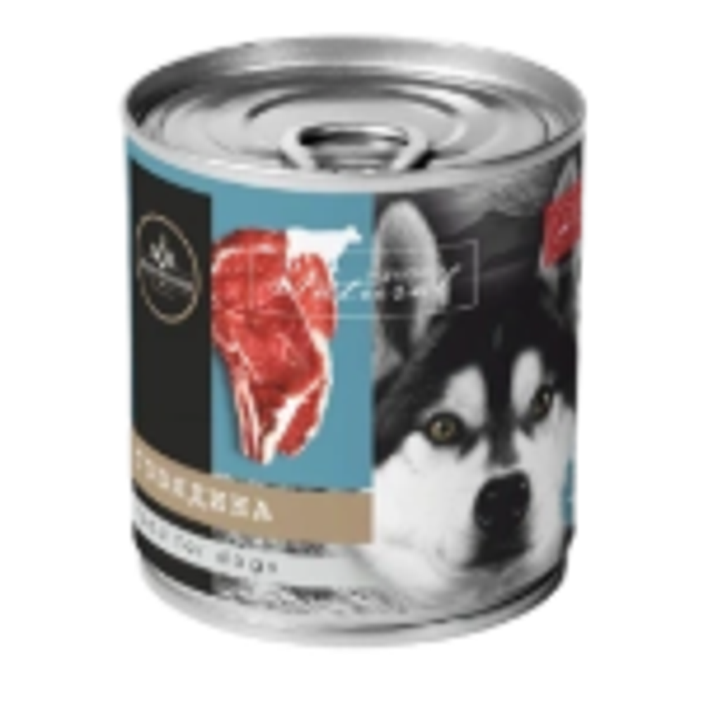 Влажный корм говядина консервы для собак Секрет (Secret) Premium 0,34кг. 12 шт