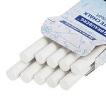 Мел школьный белый круглый мягкий, 10шт упак., Brauberg