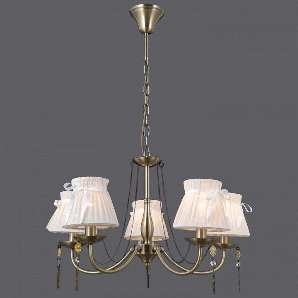 Подвесная люстра ILLUMICO IL0023 IL0023-5PSQ-24 AB CASTOR