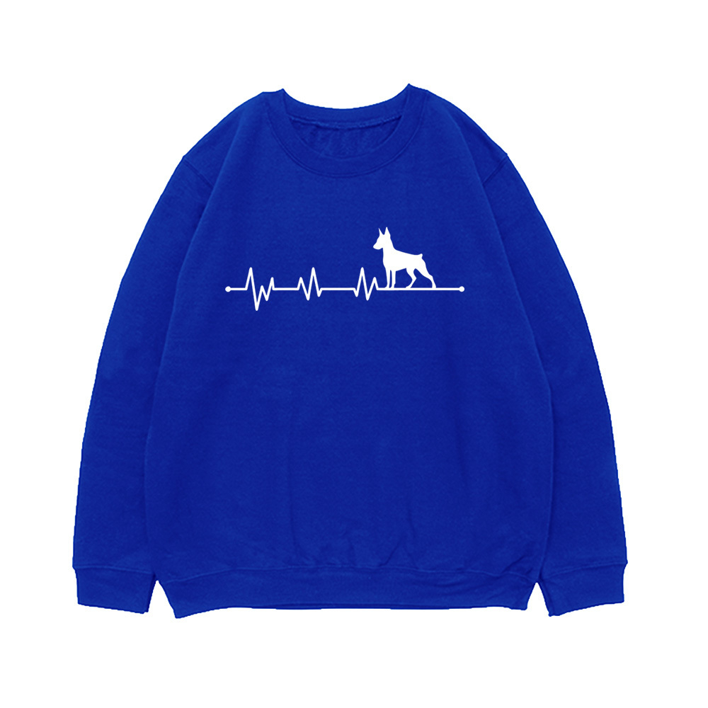 Свитшот "Цвергпинчер - сердечный ритм"