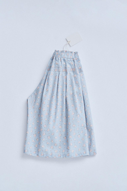 ZARA TIMELESZ - БРЮКИ С ЦВЕТОЧНЫМ ПРИНТОМ, ГОЛУБОЙ