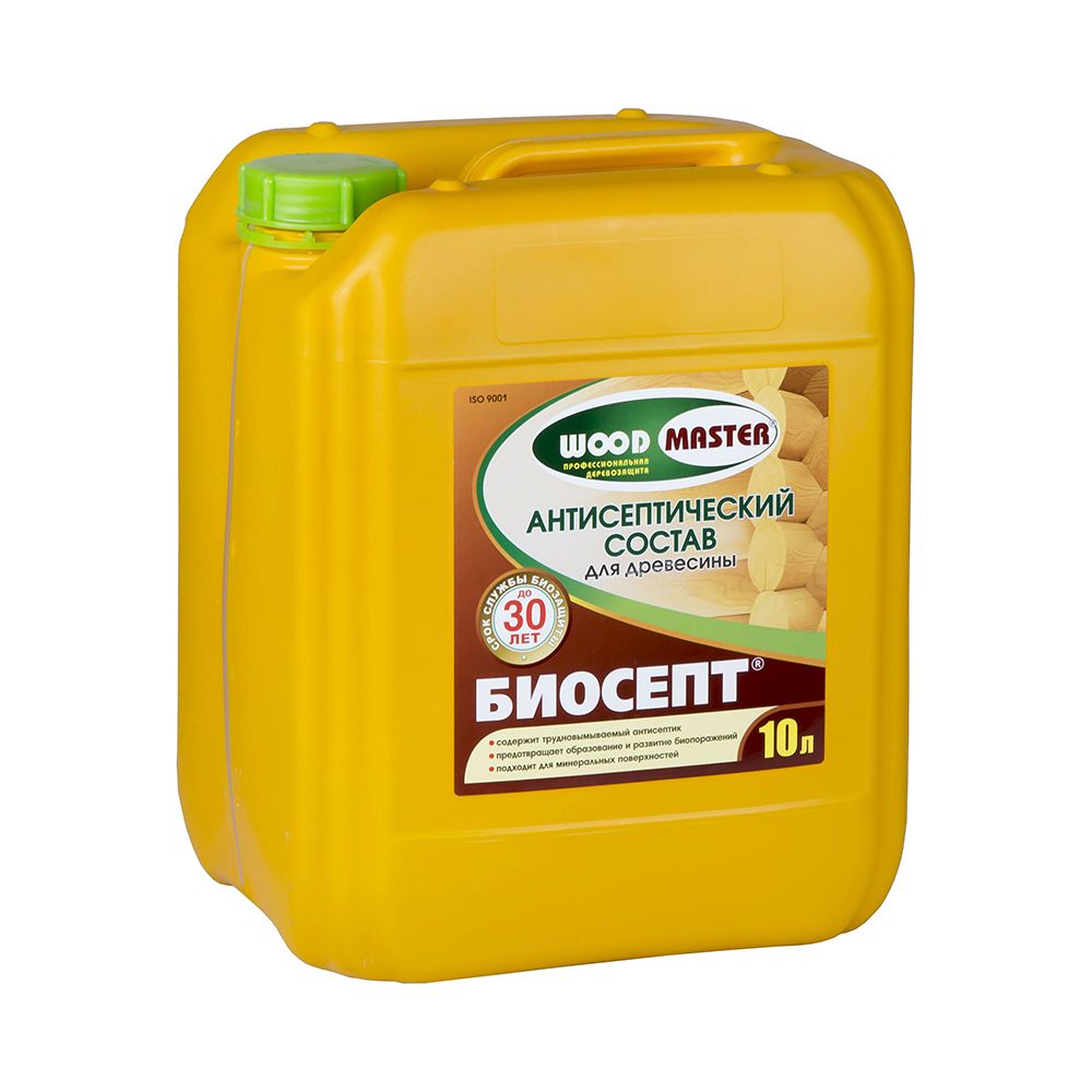 Антисептик для дерева Woodmaster Биосепт, 10 л "РОГНЕДА" (1)