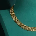 Колье золотое Плетение