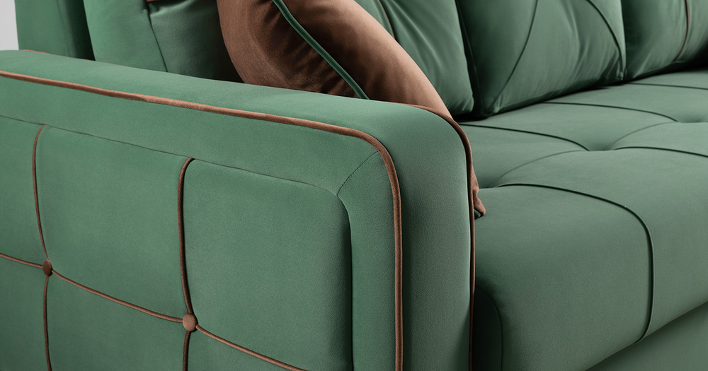 Диван кровать Черри, Зеленый