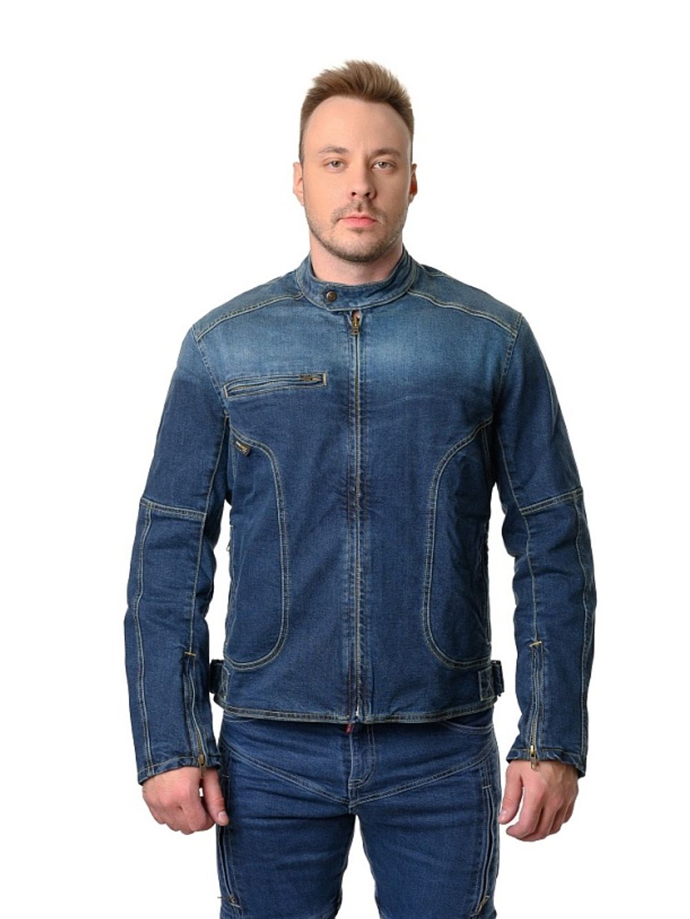 Ghost / Slim fit Cordura Denim стрейч / Синий