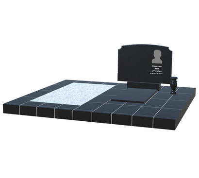 Готовое ритуальное сооружение 2,7м*2,4м (под ключ)