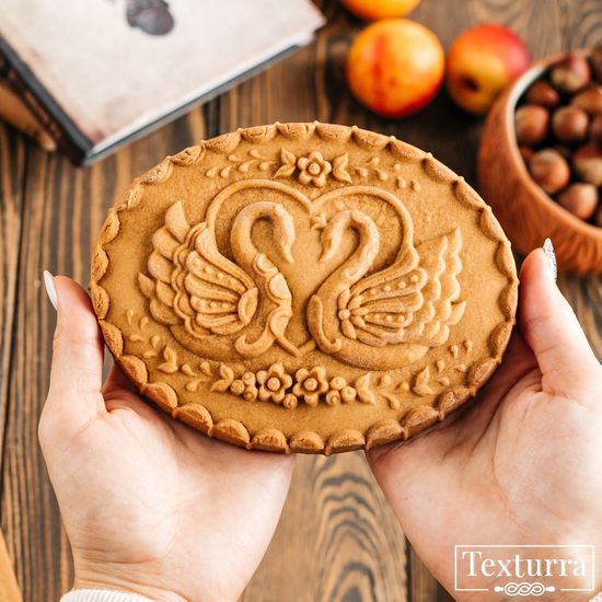 Пряничная форма Лебединая любовь